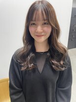 ヘアー アイス 御器所本店(HAIR ICI)&nbsp;20代30代40代艶感ブラウンベージュ透明感ロング