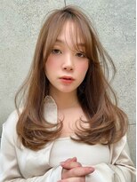 ロンド アンブル 四条烏丸(Lond ambre) オリーブベージュ/レイヤーカット/デザインカラー