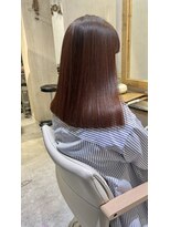 ディーオ 浦和店(Dio...)&nbsp;暖色カラー×ロブヘア×髪質改善×ぷつっとボブ×秋カラー