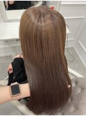 ブリーチなしで明るめテディベアブラウンに♪新井