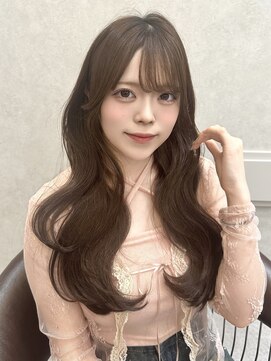ロンド レア 天神大名店(Lond Le’a) 髪質改善イメチェン透け感ブラウン美髪ワイドバング韓国レイヤー