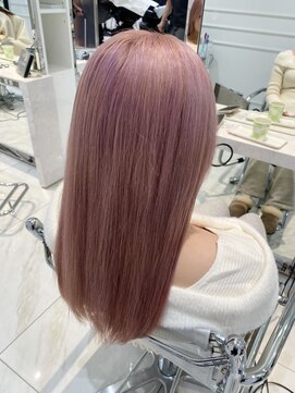 ヘアーアンドメイク ニューヨークニューヨーク 姫路店(Hair&Make NYNY) ペールピンク