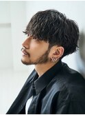 渋谷大人プードルパーマサーフカールメンズミディアムパーマ