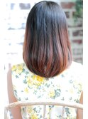 【Grous Hair】インディゴピンクグラデーション