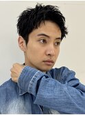 フェザーパーマメンズパーマサイドバックメンズショートカット