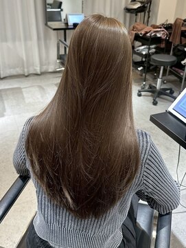 ソヨン 栄2号店(SOYON) 【髪質改善/ストレート】大人ベージュカラー