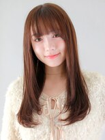 ヘアサロンガリカアオヤマ(hair salon Gallica aoyama)&nbsp;透明感ダークブラウンの美髪ロングに顔周りレイヤー