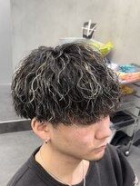 フィフス トウキョウ (fifth TOKYO)&nbsp;渋谷シャドウパーマメンズカットシースルーマッシュルーズパーマ