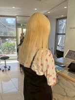 ガリカ 横浜(Gallica) ホワイトブロンド×透け感ハイトーンカラー
