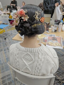 バンビ プライベート サロン(Bambi private salon) 成人式カチモリヘア＊リボン＊Bambi松平愛