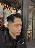 スキンフェードツーブロック刈り上げジェットモヒカンマンバン