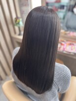 ラディシュ さがみ野(RADISH) 髪質改善カラー◎ピンクベージュこなれ感レイヤーミディアム