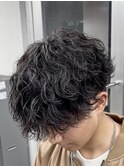 波巻きスパイラルパーマ波ウェーブパーママッシュ