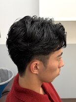 ノイセル(Noisyle)&nbsp;刈り上げセンターパート/波巻きツイストスパイラル/西長堀