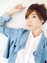 アンジュ 南海なんば駅前店(ange treatment & head spa) ショートでアレンジターバン 【ange treatment & head spa】