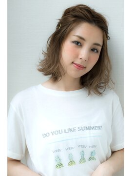 エルフォ(elfo) 【elfo】結婚式・浴衣アレンジ！ボブでもできる簡単ハーフアップ