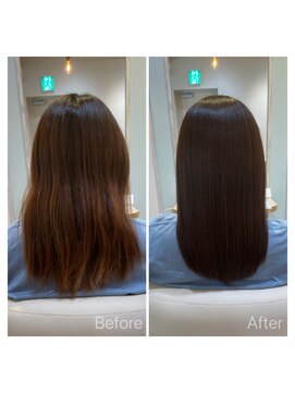 アンド ラ ブランシュ(&.La Blanche) 髪質改善大宮◎乾燥する季節も潤った艶髪で。