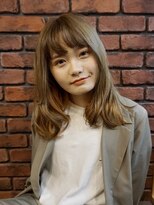 シイジ(SiiJe)&nbsp;Wカラー☆グレーベージュ　オレンジインナーカラー