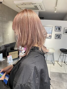 ヴェイン 渋谷(vain) 【vain#I】ハイトーンのウルフミディアムヘア