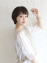 デイジー インデックスヘア 大島店(DAISY index hair)&nbsp;丸みショートヘア/ナチュラルハイライト ミニショート 前髪 小顔