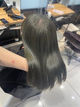 プレシャスバイプロデュース(precious by Produce) 艶髪の特権?!アンティークカーキ【町田/町田駅/髪質改善】