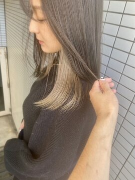 似合わせ/白髪ぼかし/インナーカラーに特化した髪質改善サロン 元住吉 武蔵小杉 【根拠のある似合わせ】インナーカラー/イヤリングカラー