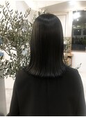 髪質改善トリートメント♪うる艶外ハネミディアム☆