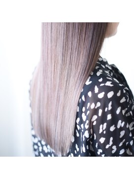 ニコリヘアワークス(nicori hair works) ロング×ストレート×ハイトーン1