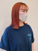 アヴァンセ サニー美容室&nbsp;オレンジカラー