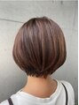 アチーブリス(achieve Liss)&nbsp;綺麗なまるみのあるショートボブスタイル