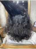 クセが強い海外の方を高難易度ジュエリーシステム縮毛矯正で艶髪