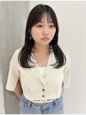【 YOKE 】レイヤーカット小顔カット暗髪艶髪韓国