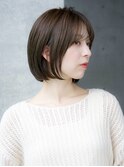前髪ありグレージュボブ20代30代40代【AIN.表参道】川原大地