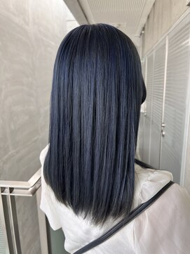 ガルボヘアー 名古屋栄店(garbo hair) #ブルーグレー#ブルーカラー#くすみカラー#名古屋