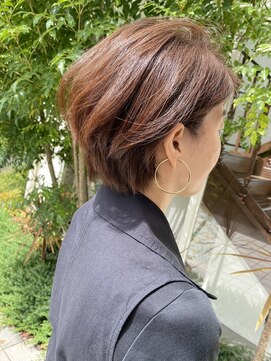 リアン 徳重店(Rian) 小顔ショート×ブラウン