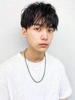 モダ 静岡(MODA) 爽やかマッシュショートツーブロック王道メンズパーマ20代30代