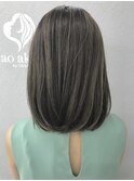 アッシュカラー【ストレートでもかわいいハイライト】小岩