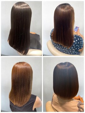 美容室フルール 20代30代40代髪質改善トリートメント艶感ストレート透明感