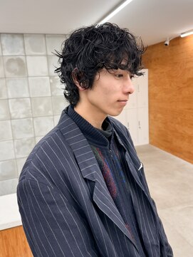 トゥコ(tuco) メンズパーマ　メンズ　パーマ　カット　メンズカット　ウルフ