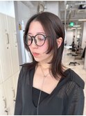ミディアムレイヤー 姫カット ステップカット 【博多】