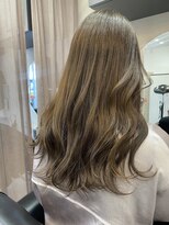 浜松天王町美容室hairLux【石原霞】ブリーチ無しベージュカラー