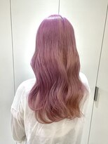 エムタニグチミュー(MTANIGUCHI Mieux)&nbsp;マーメイド/ピンク/ブリーチ/顔周りカット/小顔