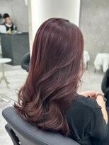 アルドーレフィエロ シンサイバシ(Ardore fiero shinsaibashi) ブリーチなし/カシスレッド/チェリーピンク/艶髪【小山田繭】