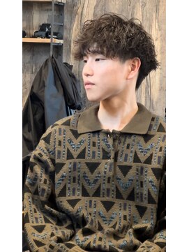 リベル(Re:Bell) カット+ツイストスパイラルパーマ+イケメン