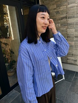 オンドバイサク(ondo by Saku) ロブ/鎖骨ボブ/オン眉/眉上バング