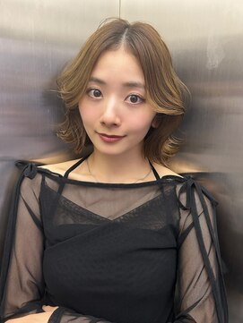 レーヴバイロンド 仙台(Reve by Lond) 韓国風レイヤーボブ髪質改善縮毛矯正ワンレンネビージュ小顔仙台