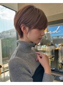 大人美人ショート/メルティカラー似合わせカット/ショートカット