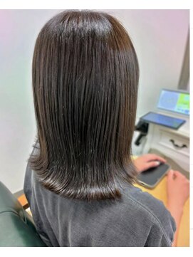 ヘアアトリエ ナイン 岡部店(hair atelier nine) メルティーカラー/似合わせカット/ウェーブミディアム/福島市