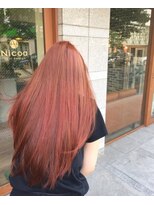 ニコアヘアデザイン(Nicoa hair design)&nbsp;オレンジカラー