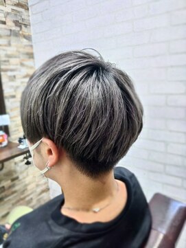 アトリエナガノ(atelier nagano) ツーブロック/メンズパーマ/センターパート/ニュアンスパーマ